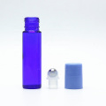 10ml clear glass perfume bottle with metal roller ball aluminum lid Roller-2031A